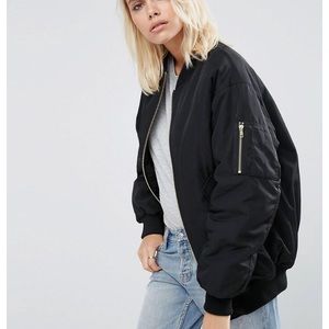 lightly padded oversized bomber